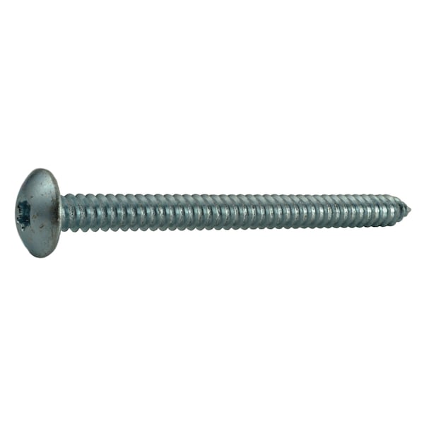 Midwest Fastener Sheet Metal Screw, #14 x 3 in, Zinc Plated Steel Truss Head Torx Drive, 6 PK 36992 - main